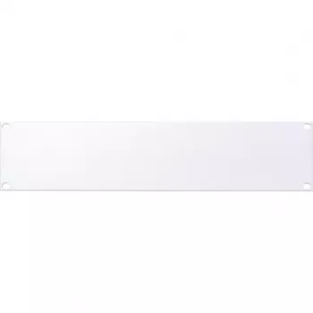 DSIT 19 inch 2U slepa plošča bela DS-Blind2-W
