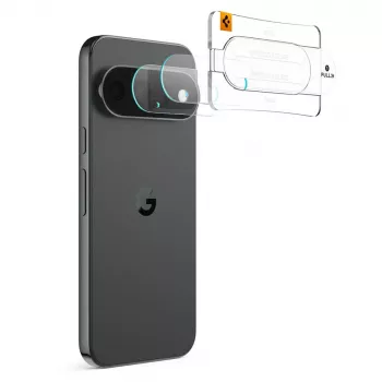 Spigen Optik Pro Glas.tR EZ Fit zaščita kamer 2 kosa za Google Pixel 11 Pro XL - prozorno