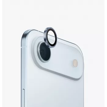 UNIQ Optix aluminijasta zaščita objektiva kamere za iPhone Air z aplikatorjem, moder (Uni001869)