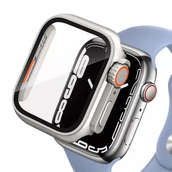 TECH-PROTECT DEFENSE360 ovitek za Apple Watch 4/5/6/SE (44mm) titan/oranžen, z integriranim paščkom