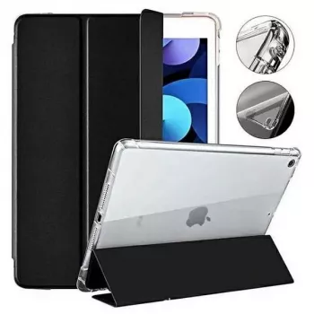 Mercury prozoren ovitek s hrbtno stranjo za iPad Pro 12.9 (2018-2022) & iPad Air 13 (2024-2026) – črn okvir