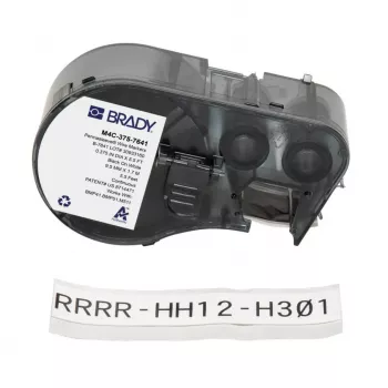 BRADY BMP41/BMP51/BMP53/M511 nizkoprofilne poliestrske etikete, bele, 38,1 mm x 38,1 mm, 250 etiket/zvitek
