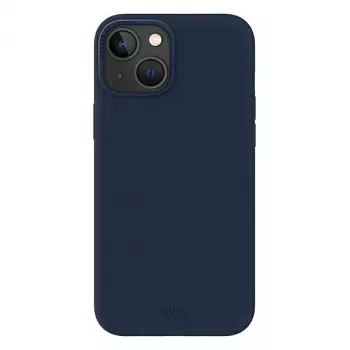 UNIQ Lino Marine Blue ovitek za iPhone 14 Plus / 15 Plus 6,7 inch
