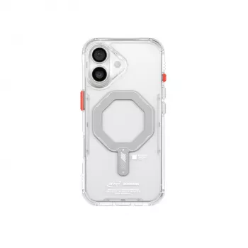 Skinarma Saido magnetni ovitek za polnjenje za iPhone 17 – prozoren