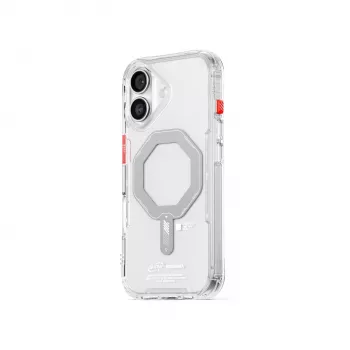 Skinarma Saido magnetni ovitek za polnjenje za iPhone 17 – prozoren