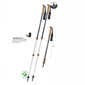 Komperdell Ridgehiker Zero pohodniške palice – Dark Sapphire