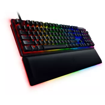 Razer Huntsman V2 žična igralna tipkovnica, analogna optična stikala, ameriška postavitev, RGB, črna (RZ03-03610100-R3M1)