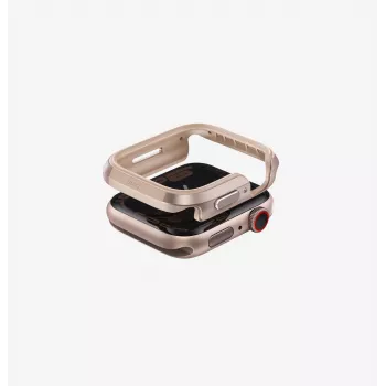 UNIQ Valencia ovitek za Apple Watch 46 mm, Midnight Black Uni001443