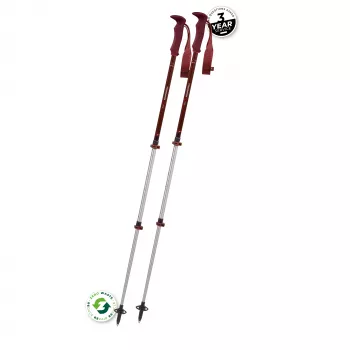 Komperdell Trailmaster Zero Compact pohodniške palice – Malbec