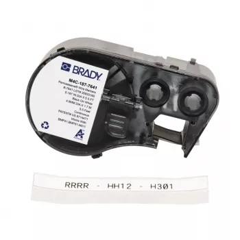BRADY BMP41/BMP51/BMP53/M511 nizko-halogenidni toplotno skrčljivi tulec za označevanje žic, bel, 38,1 mm x 6,4 m
