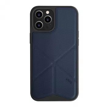 UNIQ Transforma folio ovitek za iPhone 12 Pro Max - električno modra