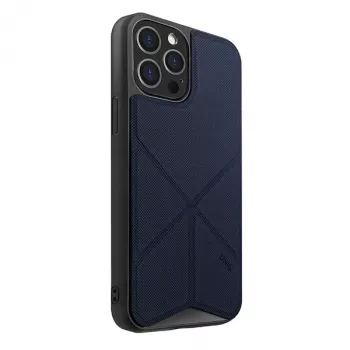 UNIQ Transforma folio ovitek za iPhone 12 Pro Max - električno modra