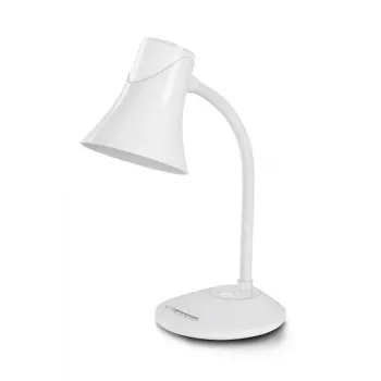 Esperanza POLARIS namizna svetilka E27 12W LED bela ELD111W