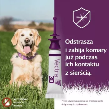 Ceva Vectra 3D za pse nad 40 kg, 3 pipete