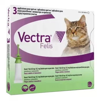 Ceva Vectra Felis spot-on zdravljenje bolh za mačke – 3 pipete