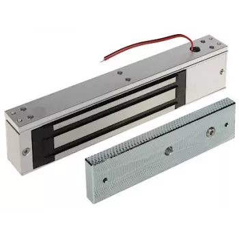 INNE ZE-320 elektromagnetna ključavnica, zadrževalna sila 300 kg, 12/24V DC, Fail-Safe, nadometna montaža
