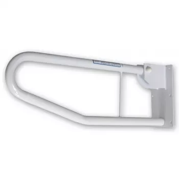 MOBILEX PLU058 nagibni kopalniški ročaj – kovina, bel, izstop 600 mm, obremenitev 150 kg
