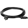 Kopp zaščitni podaljševalni kabel 5 m H05VV-F 3G1.5, črn, GST18i3
