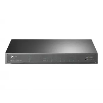 TP-Link Omada SG2008P 10-portno gigabitno stikalo PoE+, 4× PoE+ 62W, 2× SFP, Cloud SDN, brez ventilatorja, V3.3