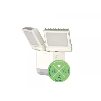 THEBEN theLeda S17-100 WH LED reflektor z zaznavalom gibanja za stensko montažo 17W