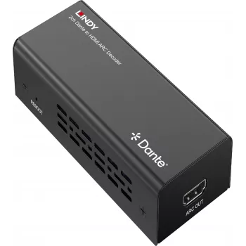 Lindy 2ch Dante na HDMI ARC dekoder