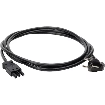 Kopp GST18i3 Schuko kotni napajalni kabel 3m 3G1,5mm² H05VV-F črn