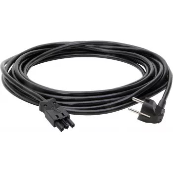 Kopp 10m podaljševalni kabel s šuko vtičem in spojko GST18i3, 1,5 mm², črn