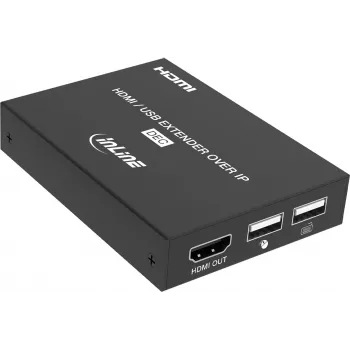 InLine® KVM podaljšek prek IP, HDMI Full HD, 150m, sprejemnik (RX)