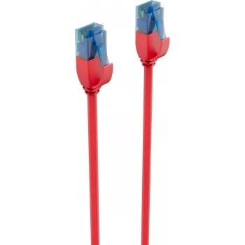 ShiverPeaks BASIC-S slim patch kabel Cat6 U/UTP, 5 m, rdeč