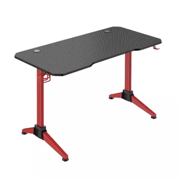 LogiLink igralna miza 120x60 cm RGB rdeč okvir