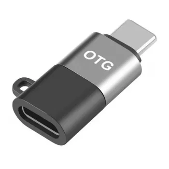 Puluz 8-Pin na USB-C OTG adapter (črn)