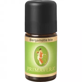 PRIMAVERA Bio bergamotka eterično olje, 5 ml, hladno stiskano, Citrus Bergamia, 100 % čista aromaterapija