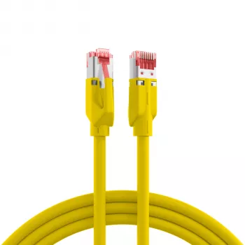 EFB Elektronik Cat.6A S/FTP LSZH RJ45 patch kabel, 50m, rumen