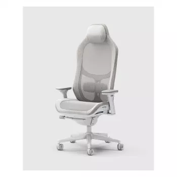 Fractal Design Refine 2 Mesh Light igralni stol, svetlo siva/bela