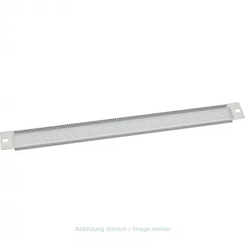Triton RAC-ZP-X41-A1 19 inch 1U perforirana slepa plošča, siva RAL 7035