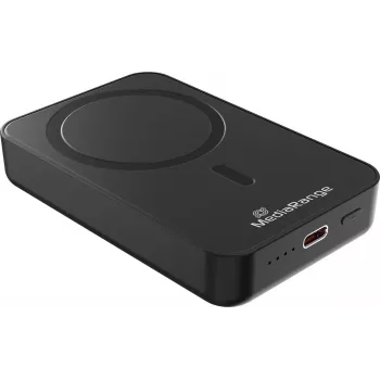 MEDIARANGE MRMA761 magnetna brezžična power banka 10000 mAh, črna