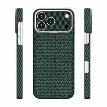 Evelatus Apple iPhone 17 Pro Carbon Premium Edition MagSafe ovitek zelen