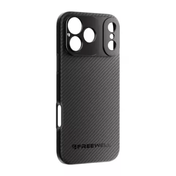 Freewell Sherpa Series ovitek za iPhone 17 Pro z 17mm navojnim držalom objektiva - črn