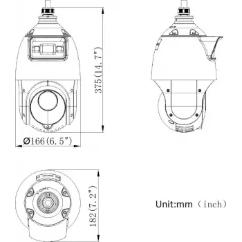 Hikvision DS-2SE4C425MWG-E/14(F0) 4 MP 25x omrežna PTZ kamera z AcuSense