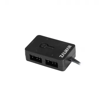 Zalman ZM-4PALC ARGB krmilnik - 4-portni Addressable RGB hub z magnetno pritrditvijo
