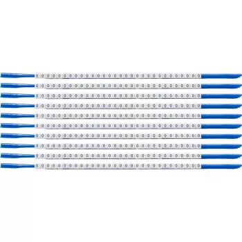 Brady SCN-07-0 Clipsleeve označevalnik žic, oznaka '0', rumen, premer kabla 1,9-2,4 mm, paket 300 kosov
