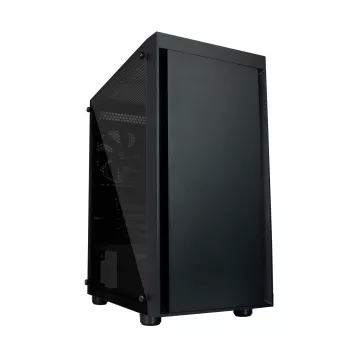 Zalman T3 PLUS mATX Mini-Tower ohišje PC, črno, akrilno okno, 2 ventilatorja