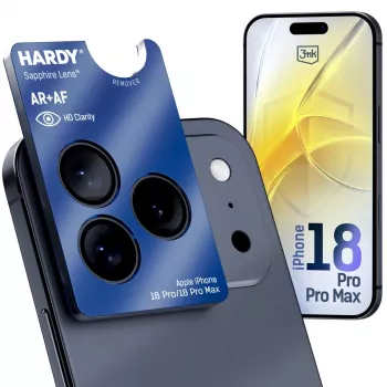 3MK PROTECTION Apple iPhone 18 Pro / 18 Pro Max - 3mk Hardy safirna leča