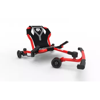 EzyRoller Drifter X otroški drift gokart na nožni pogon za otroke od 4 do 12+ let, rdeč