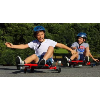 EzyRoller Drifter X drift gokart na nožni pogon, 4–12 let, roza