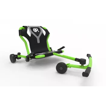 EzyRoller Drifter Pro X na nožni pogon drift gokart za otroke od 10 let - zelen