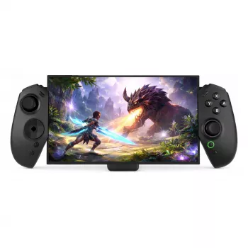 Deltaco GAM-196 žični USB-C igralni plošček za Nintendo Switch 2, črn