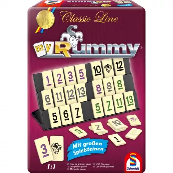 Schmidt Spiele Classic Line MyRummy v kovinski škatli