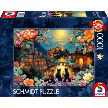 Schmidt Spiele Trio im Mondlicht sestavljanka 1000 kosov