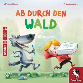 PEGASUS Ab durch den Wald - gozdna pustolovska igra s kartami za 2-4 igralce, od 8 let